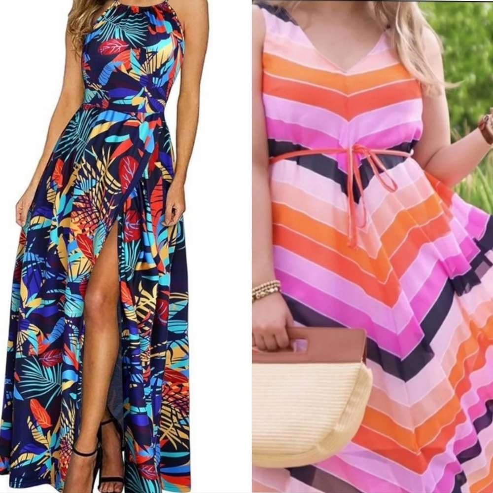 BUNDLE of 2 Maxi Dresses Size S